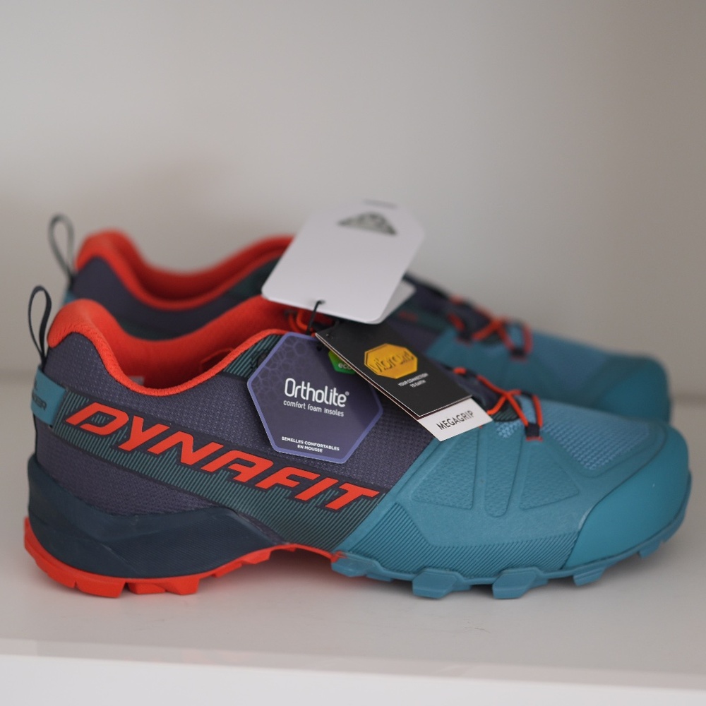 Dynafit Transalper Hiking Shoe Vibram Ortholite Storm Blue Blueberry Mens 10.5